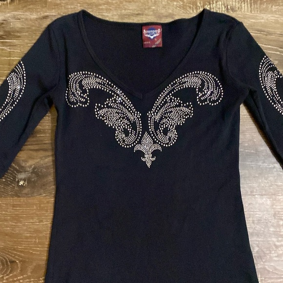 Avangard v-neck top - Picture 3 of 10